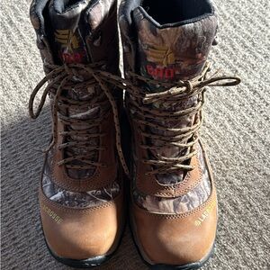 LaCrosse Brown and Camo Outdoor Boots